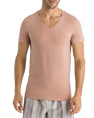 Mens Cotton Superior Short Sleeve V-Neck Tee Product Image