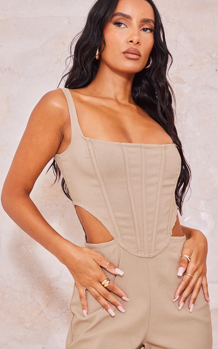 Stone Corset Cut Out Jumpsuit Product Image