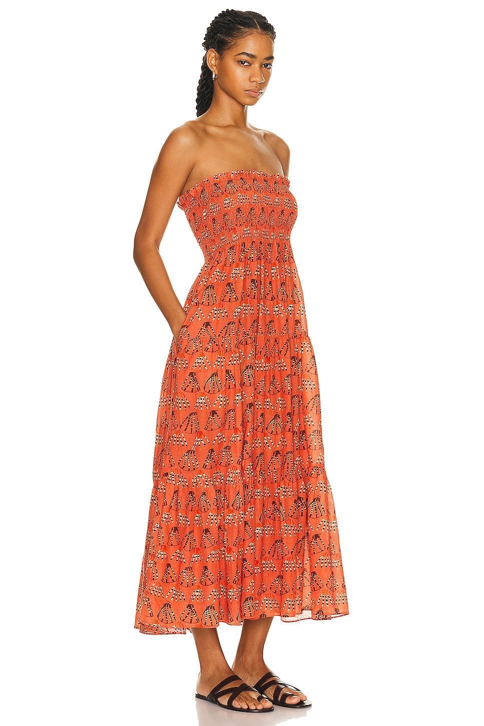 Ulla Johnson Lucca Coverup Dress Coral. (also in ). Product Image