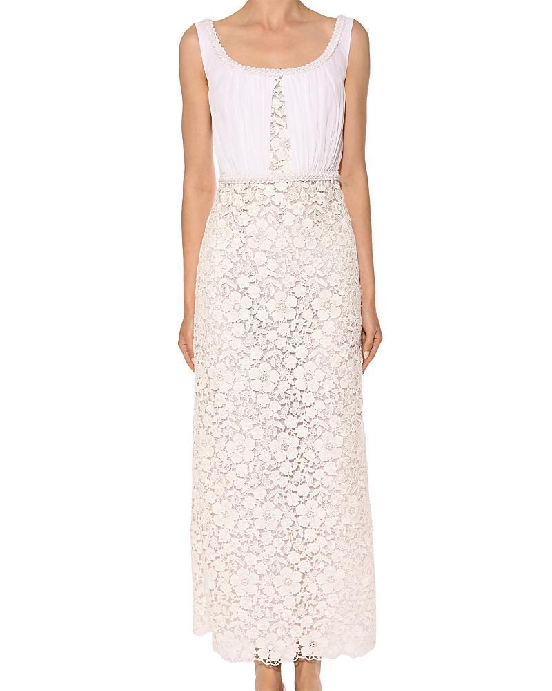 Giambattista Valli - Floral Macrame Maxi Dress - Off-WhiteModa Operandi Product Image