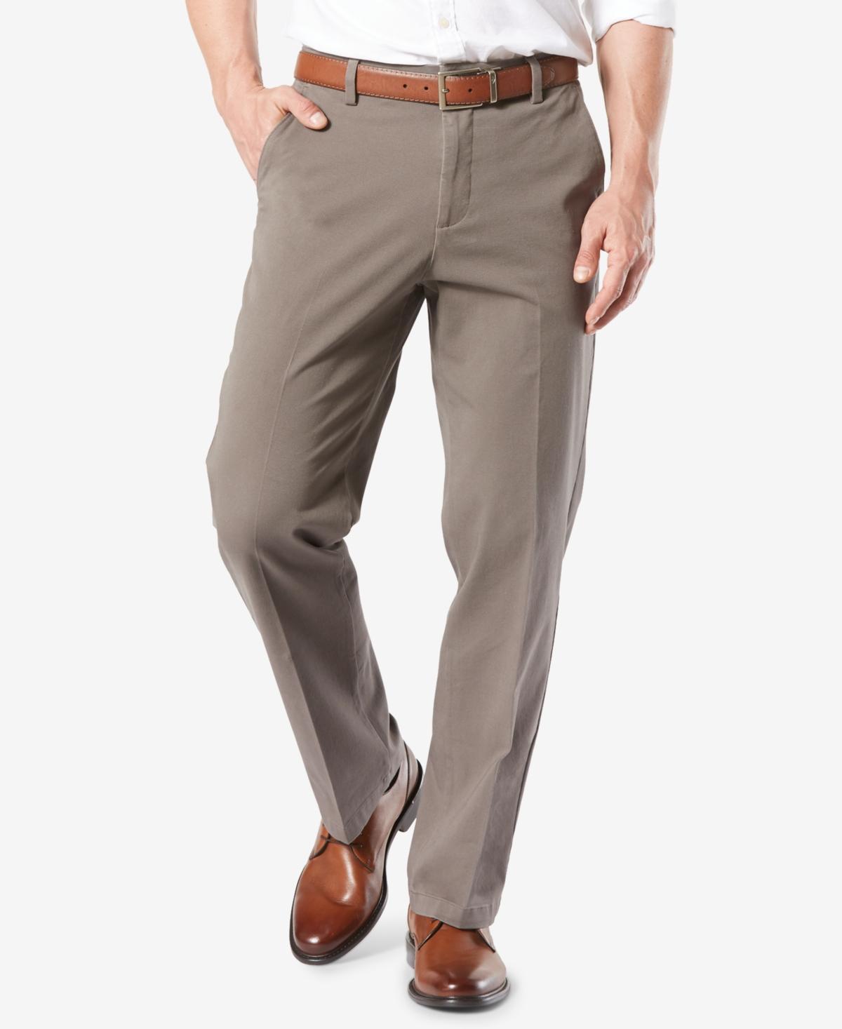 Dockers Mens Workday Smart 360 Flex Classic Fit Khaki Stretch Pants Product Image