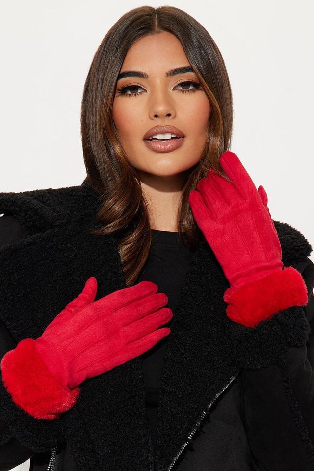 Winter's In New York Glove - Red Product Image