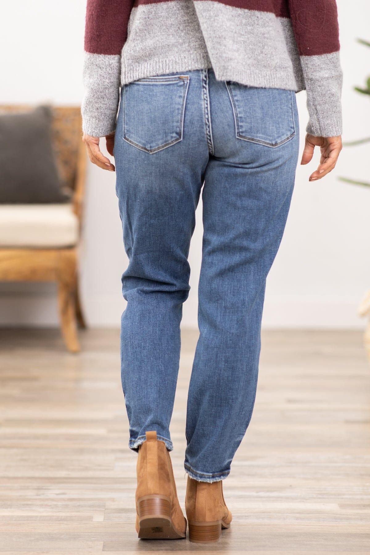 Judy Blue Non Distressed Boyfriend Jeans Product Image