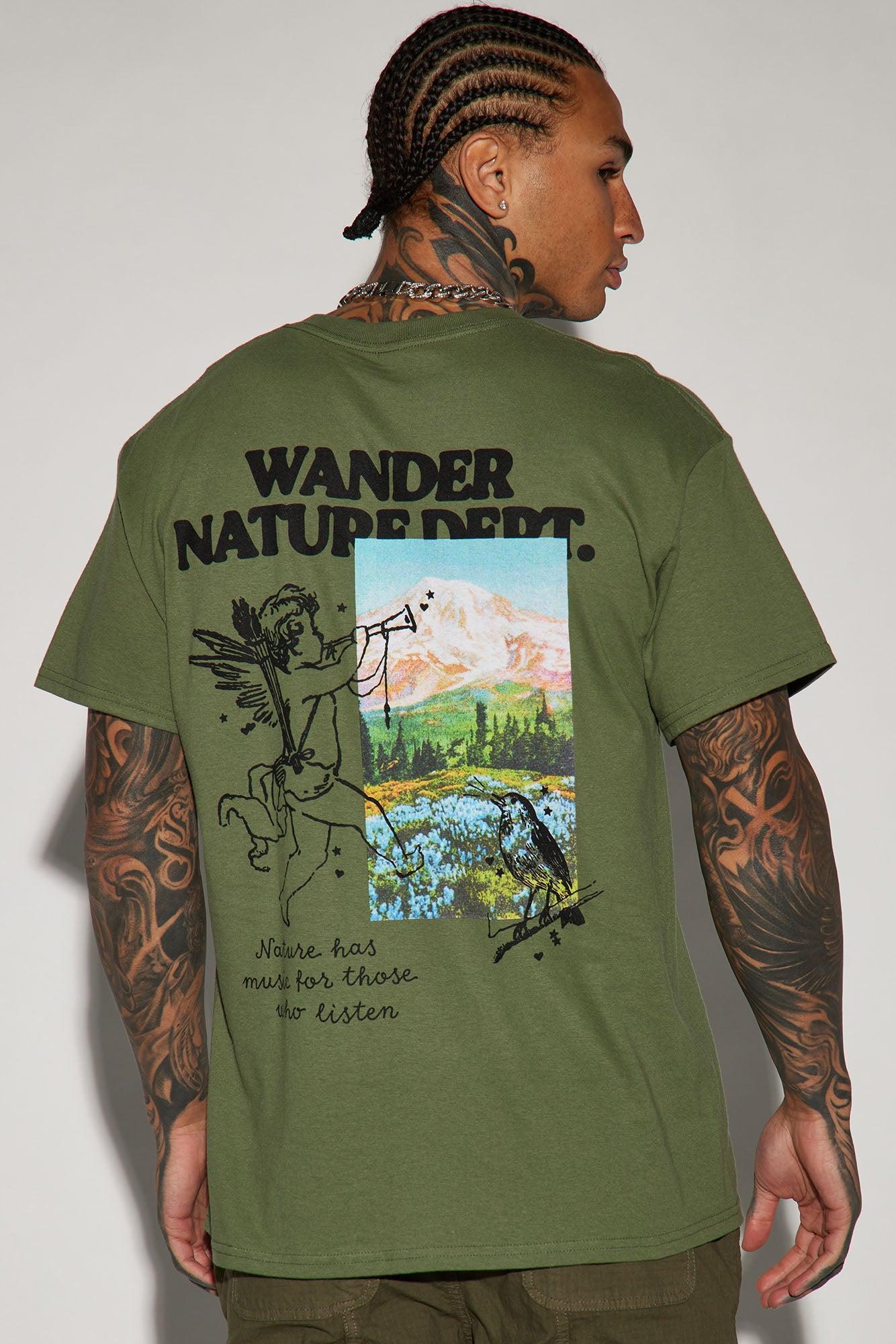 Wander Nature Dept. Short Sleeve Tee - Sage Product Image