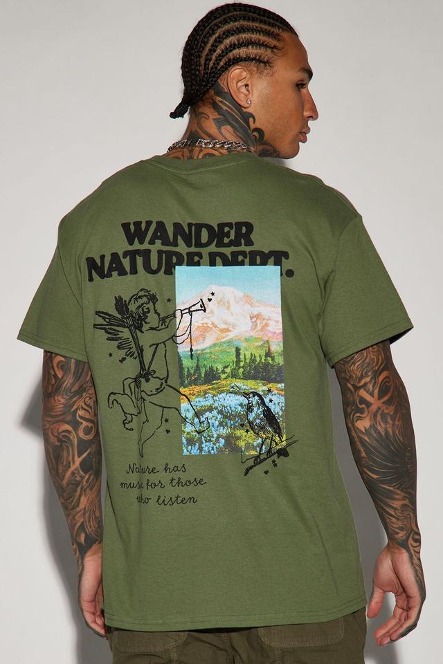 Wander Nature Dept. Short Sleeve Tee - Sage Product Image