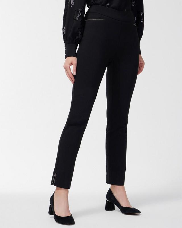 Brigitte Beaded Detail Ankle Pants Product Image