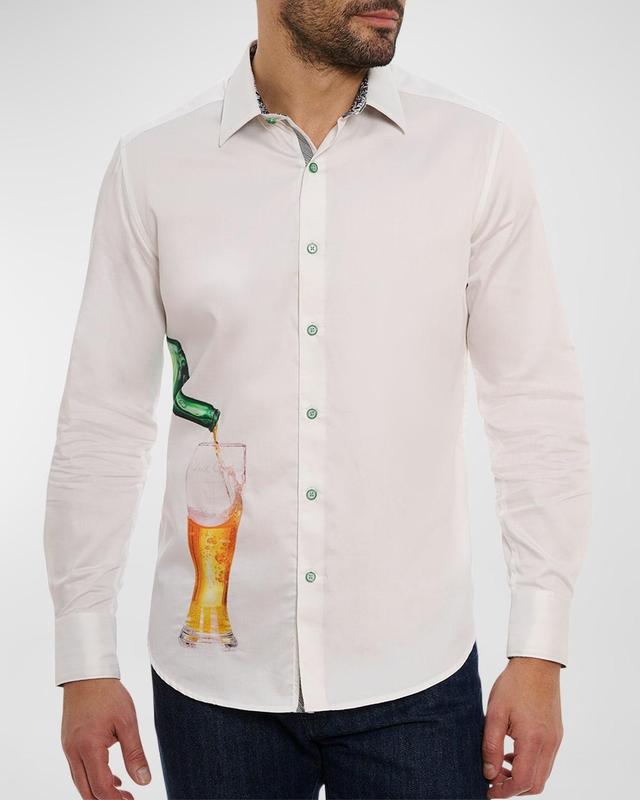 Mens Made to Measure Cotton Sport Shirt Product Image