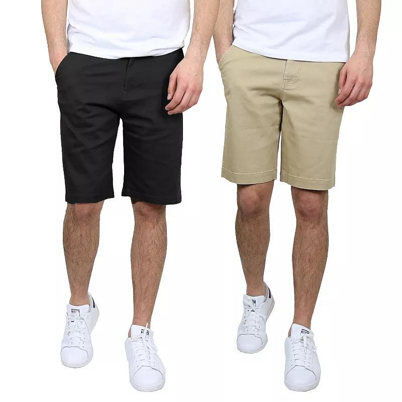 Mens Galaxy 2-Pack 10.5-in. Slim-Fit Cotton Flex Chino Shorts Product Image