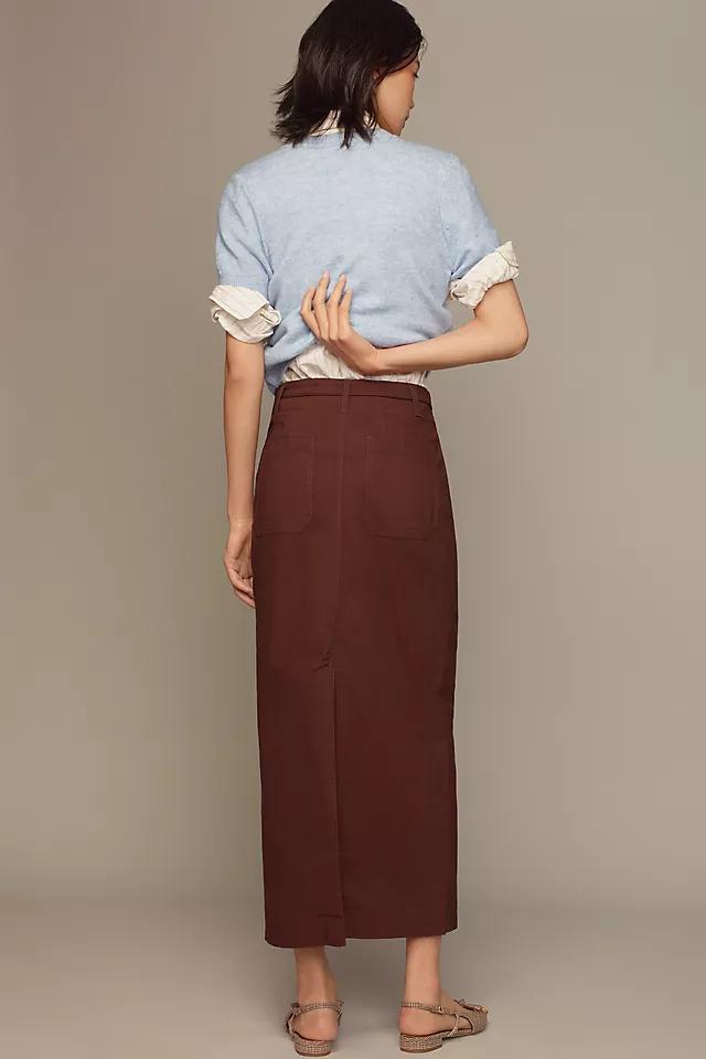 The Colette Maxi Skirt by Maeve: Belted Edition Product Image