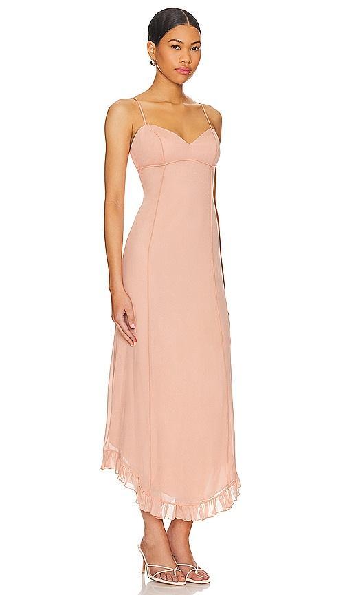 Tularosa Khalani Maxi Dress in Mauve. Product Image