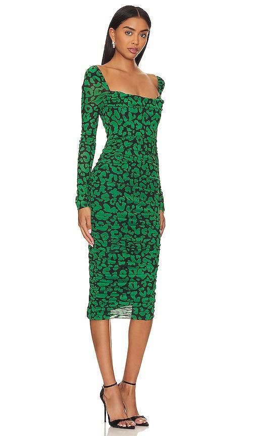 Michael Costello x REVOLVE Nobu Midi Dress in Green. Product Image