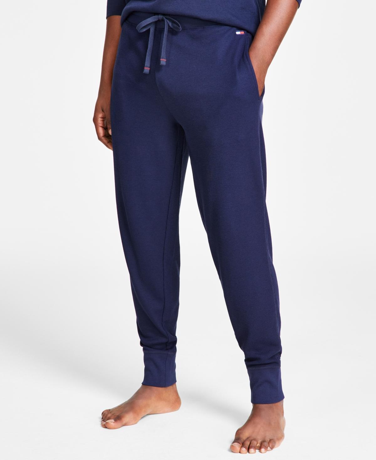 Tommy Hilfiger Mens Classic-Fit Waffle-Knit Pajama Joggers Product Image