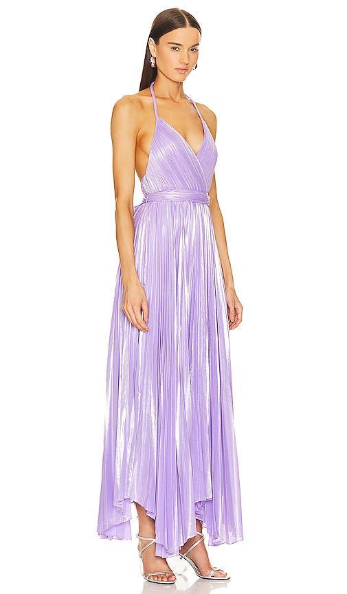 Alice + Olivia Arista Sleeveless Pleated Maxi Dress Size 8. Product Image