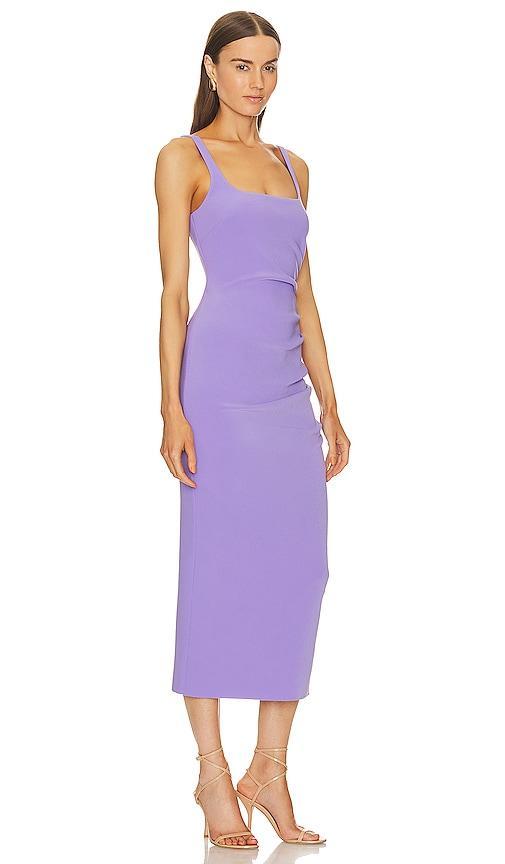 Bec + Bridge Karina Tuck Midi Dress in Purple. Product Image