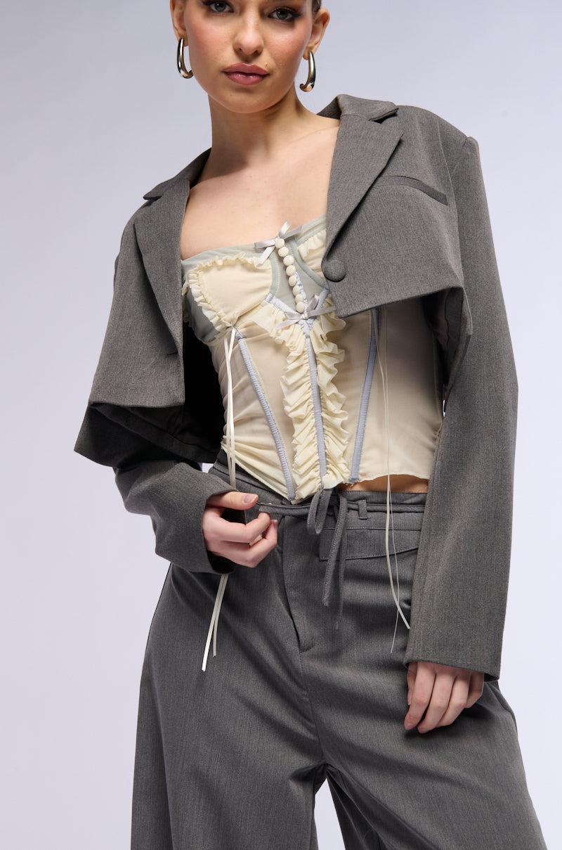 SUCH A CLASSIC CROP BLAZER Product Image