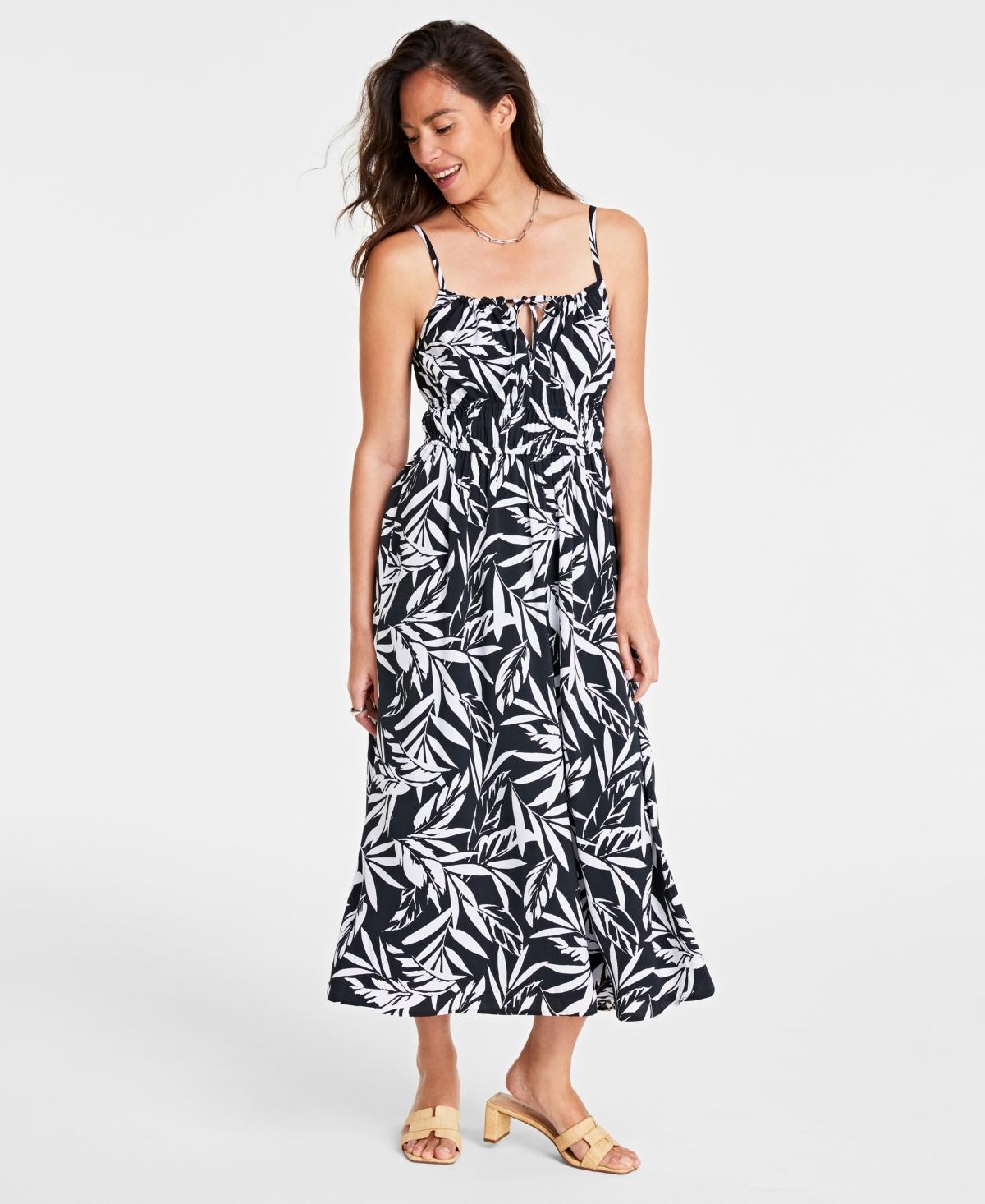 On 34th Womens Tie-Front Midi Dress, Created for Macys Product Image