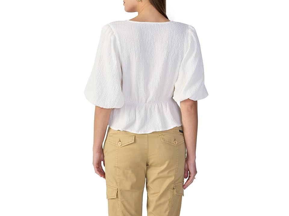 Sanctuary Textured Button Front Women's Clothing Product Image