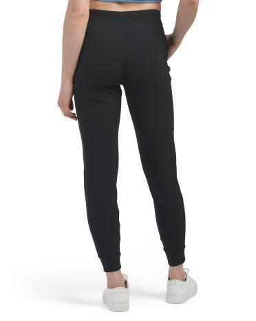 Lux Avenue Side Zip Pockets Joggers for Women | Polyester/Spandex Product Image