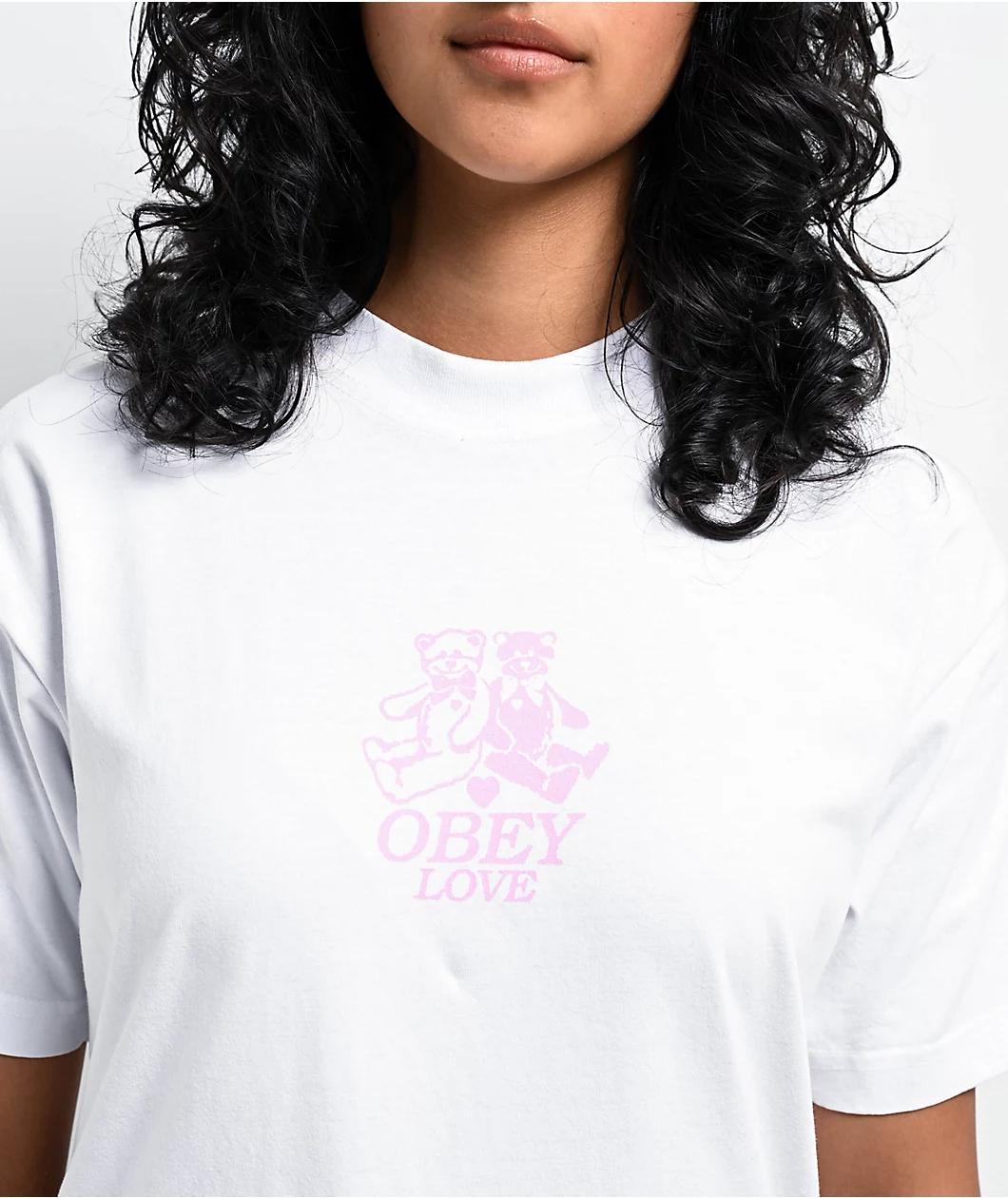 Obey Ositos White T-Shirt Product Image