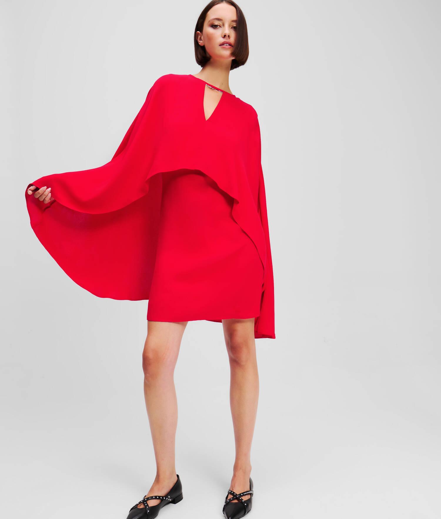 SHORT CAPE DRESS Product Image