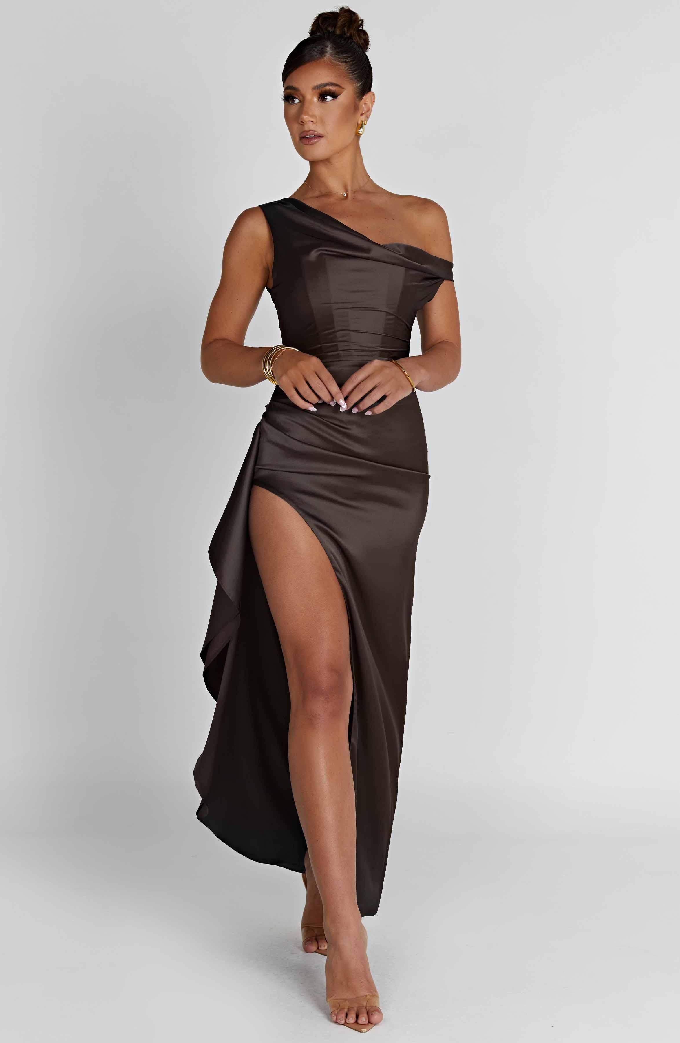 Juliene Maxi Dress - Charcoal Product Image