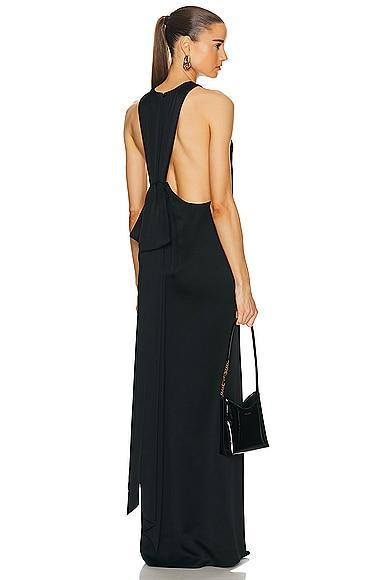 Satin Maxi Dress Product Image