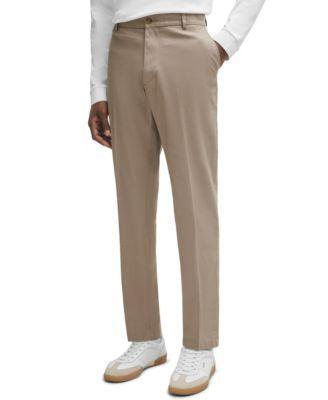 Boss by Hugo Boss Mens Patterned Regular-Fit Trousers Product Image