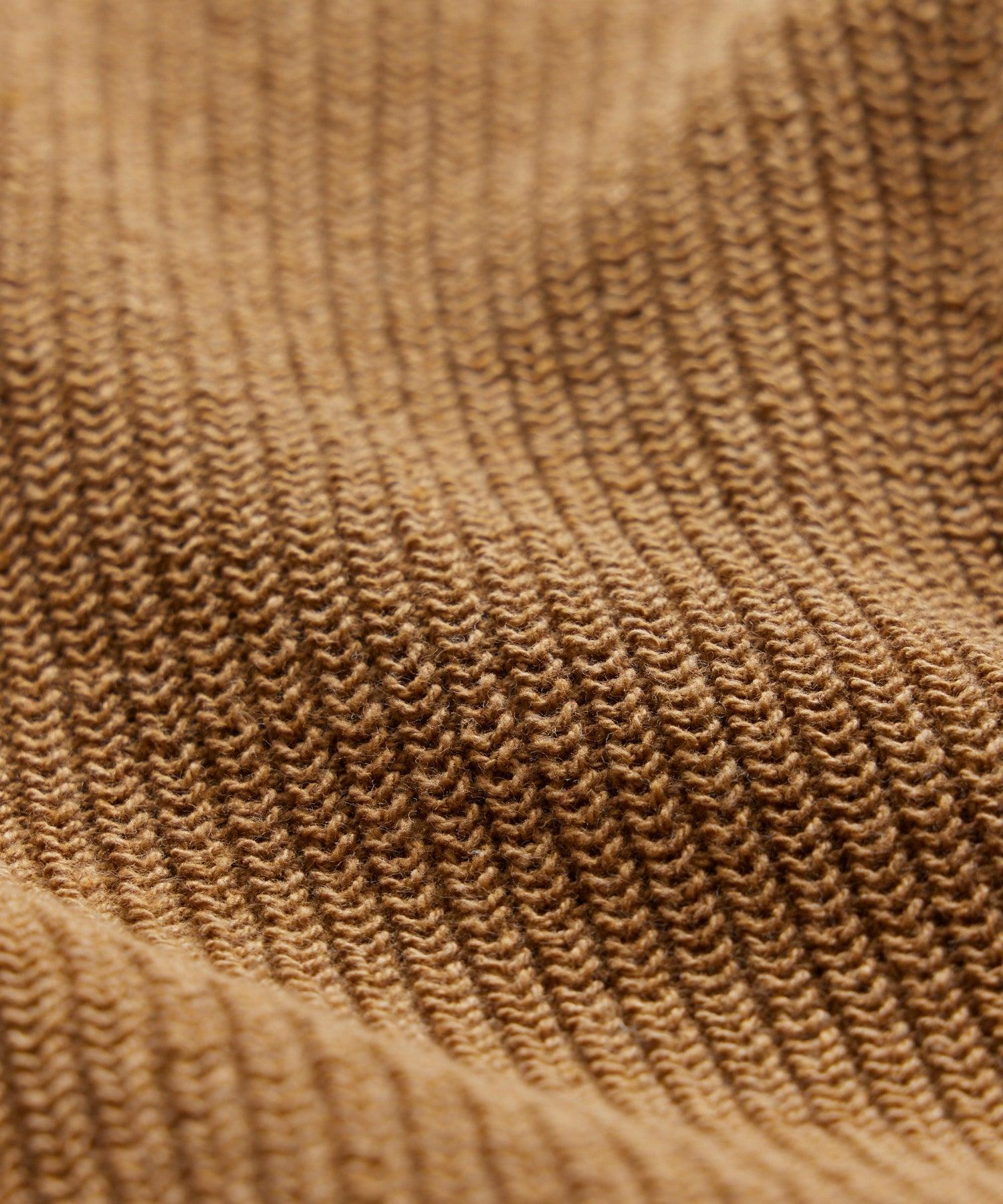 Recycled Cotton Cabana Polo in Camel Product Image