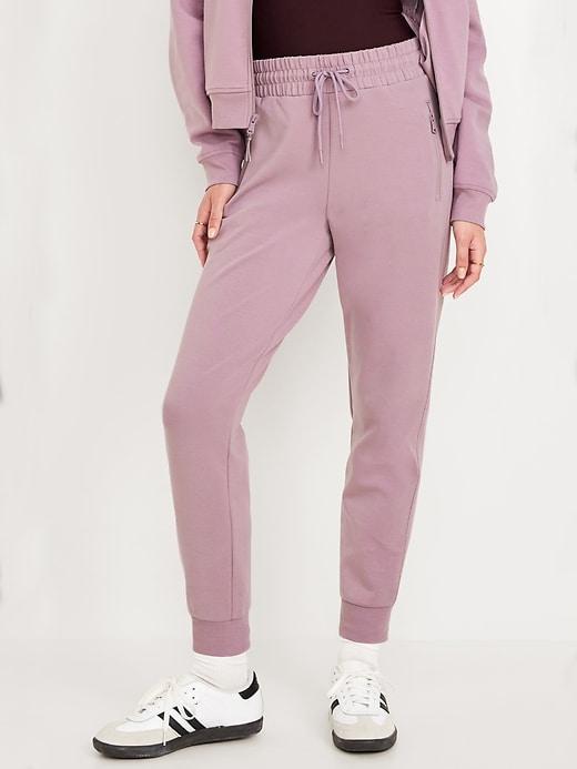 High-Waisted Dynamic Fleece Joggers Product Image