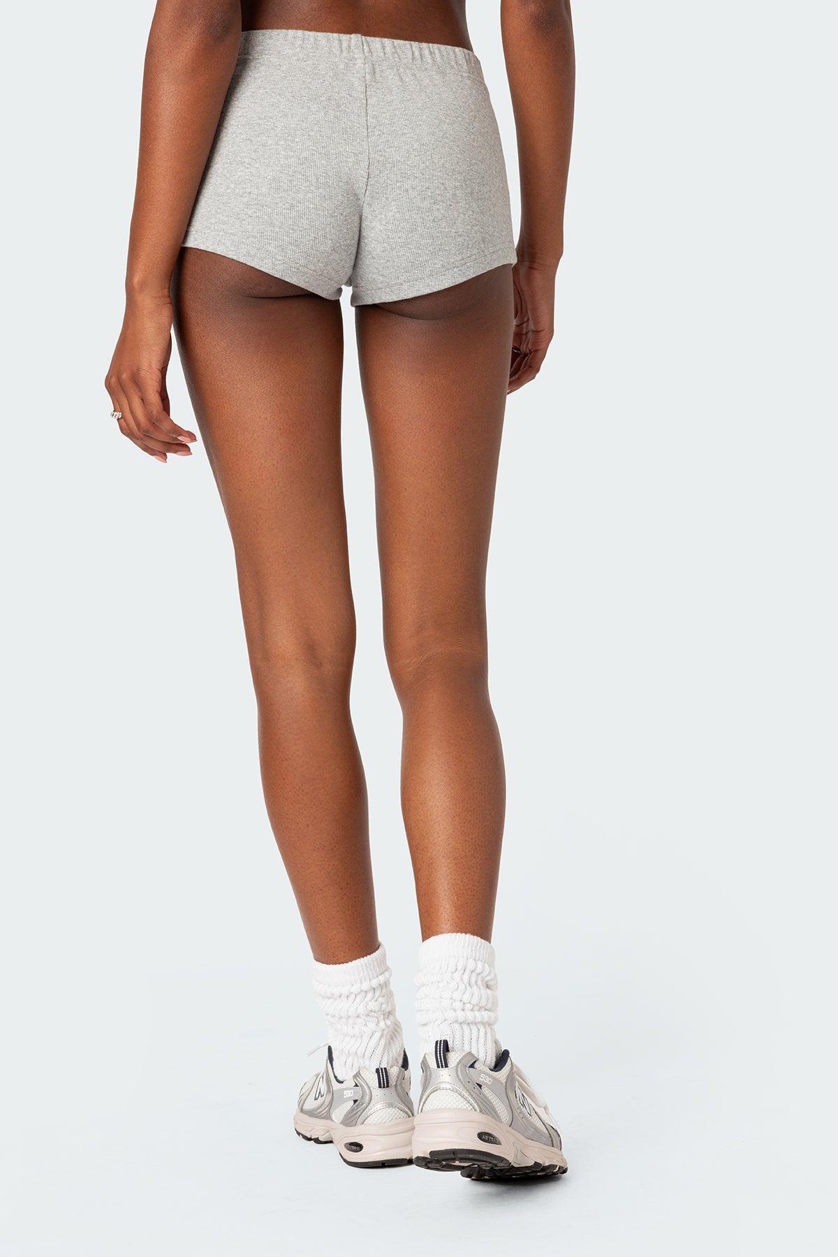 Rebekah Ribbed Shorts Product Image