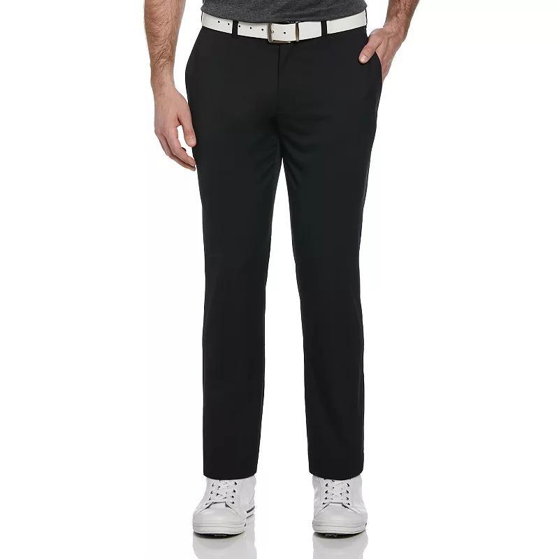 Mens Grand Slam Performance Stretch Flat Front Golf Pants Black Product Image