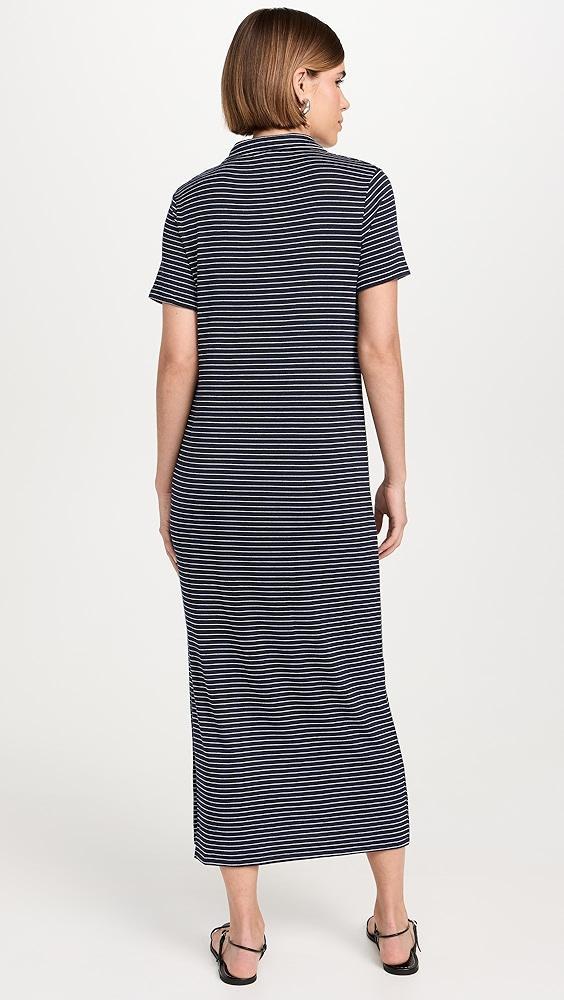 rag & bone The Knit Stripe Midi Polo Dress | Shopbop Product Image