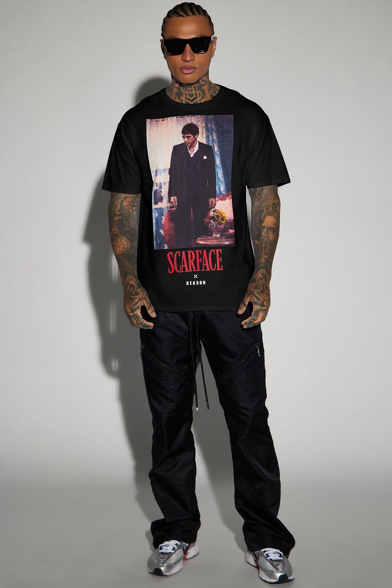 Scarface I'll Only Tell You Once Short Sleeve Tee - Black Product Image