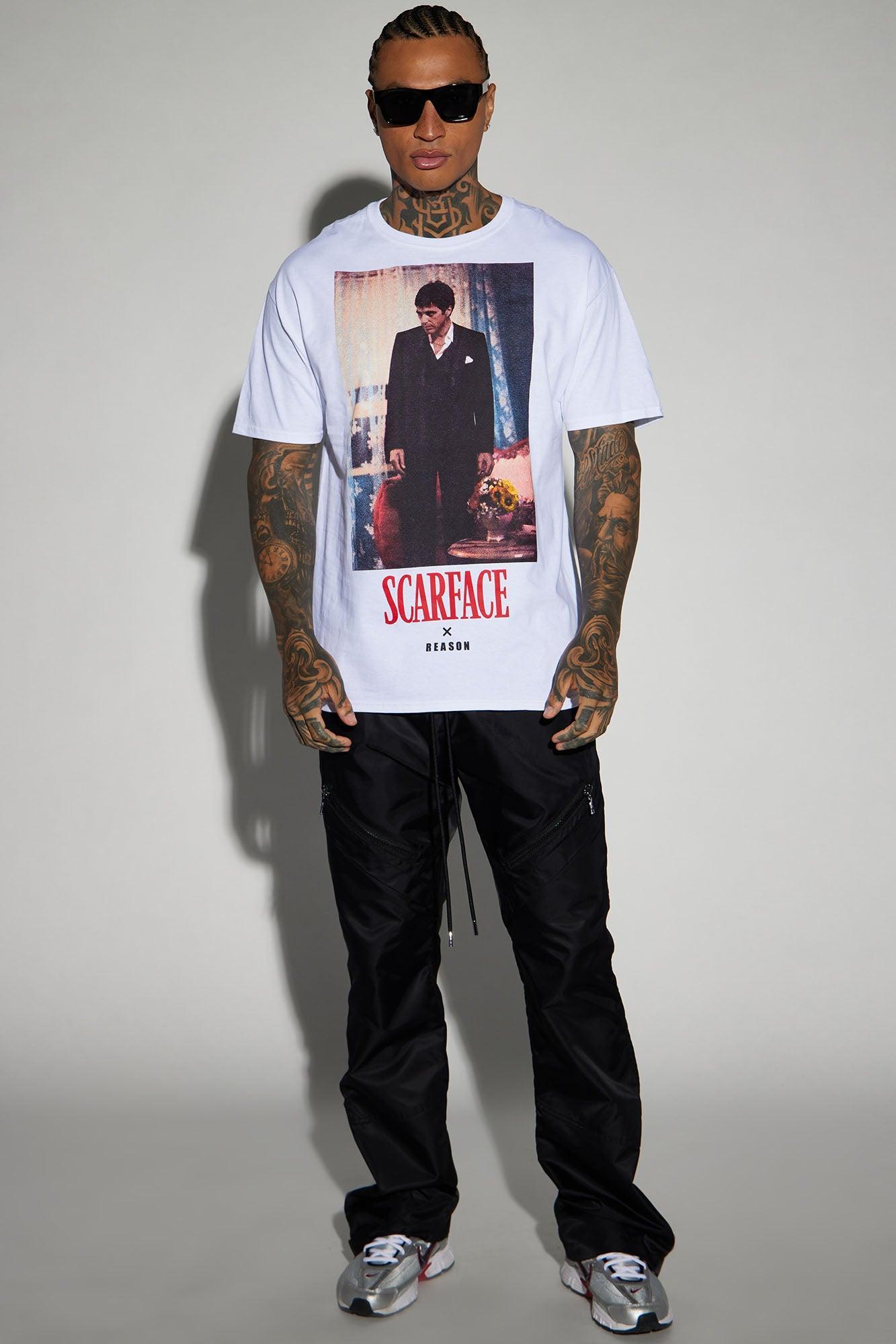 Scarface I'll Only Tell You Once Short Sleeve Tee - White Product Image