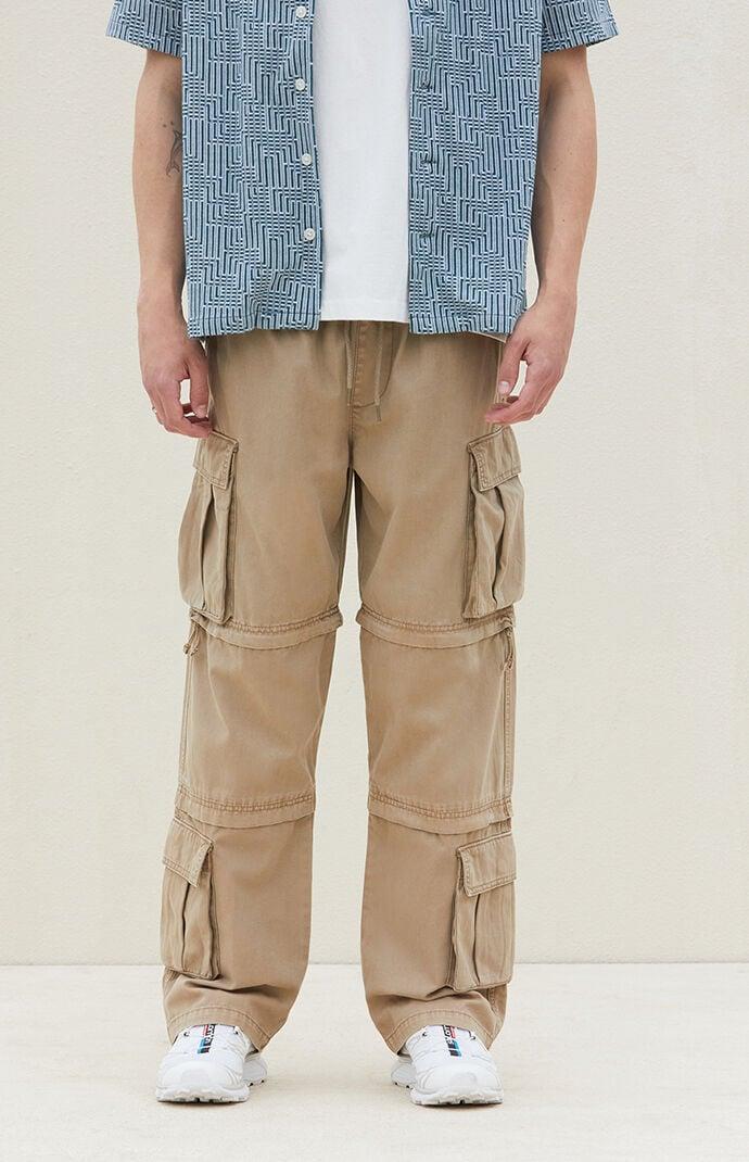 Men's Baggy Cargo Zip-Off Pants - Product Image