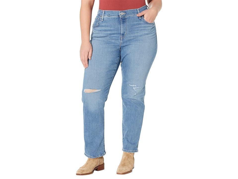 Levis Plus Size 724 High Waisted Straight Leg Denim Jeans Product Image