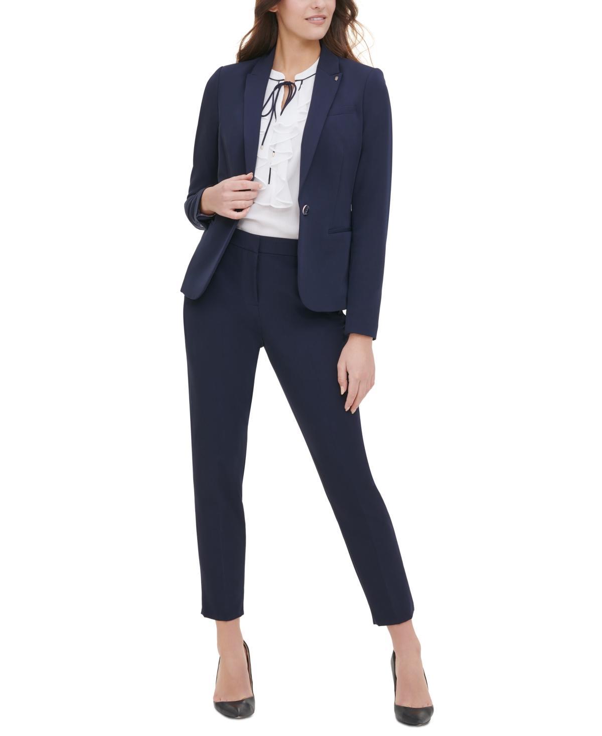 Tommy Hilfiger Womens One-Button Blazer Product Image