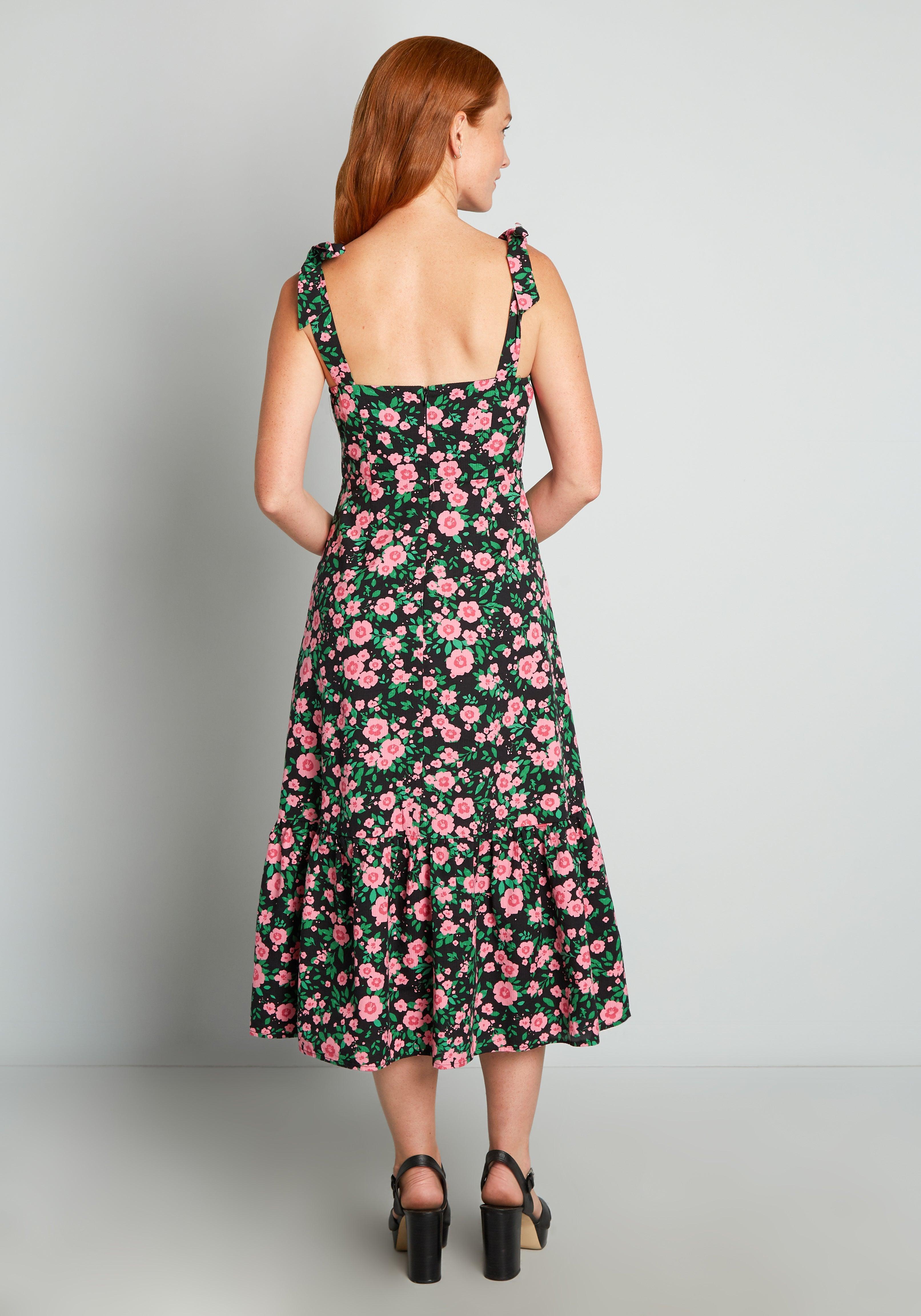 Ka-Bloom! Midi Dress Product Image