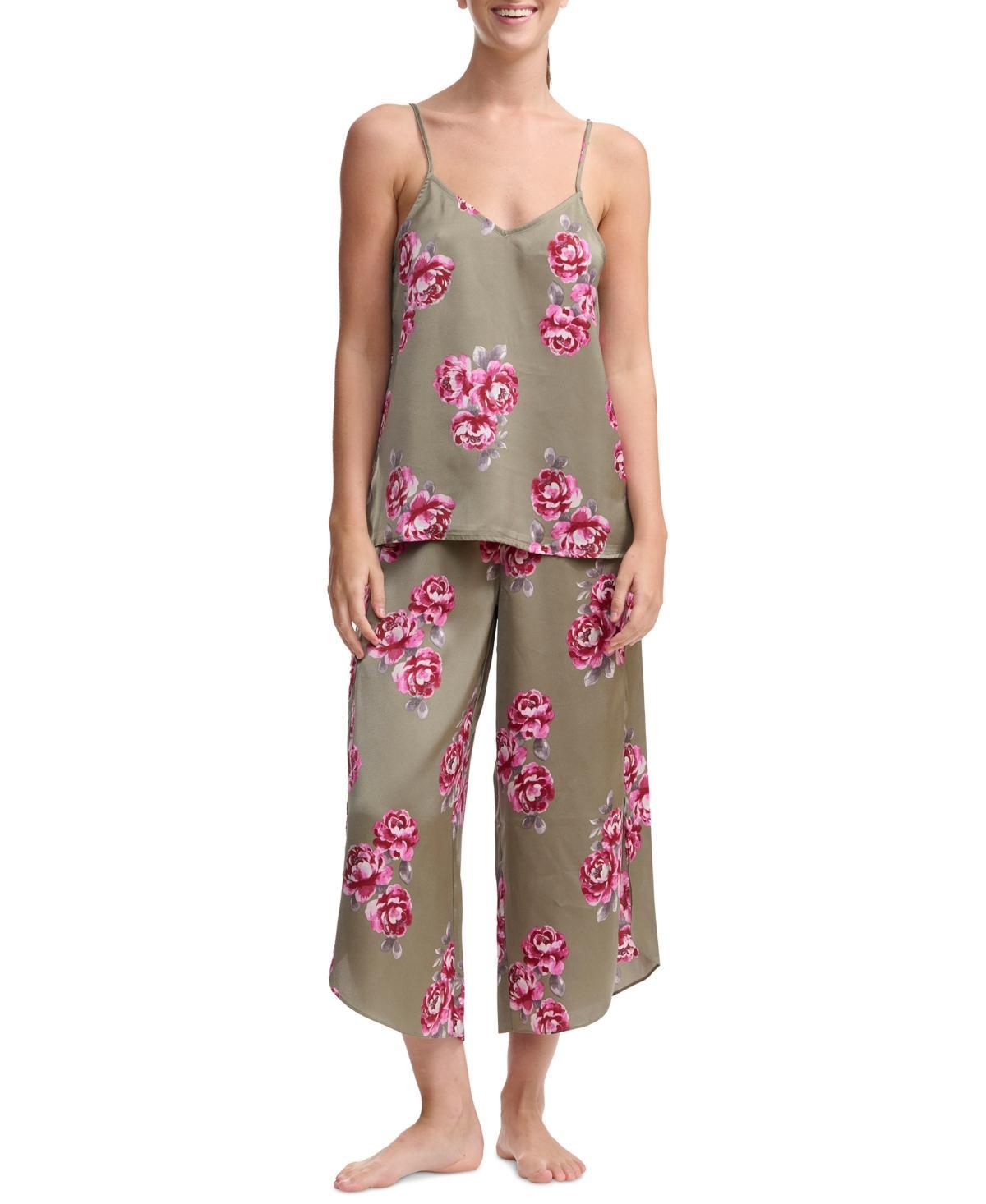 Splendid Womens 2-Pc. Printed Cropped Pajamas Set Product Image