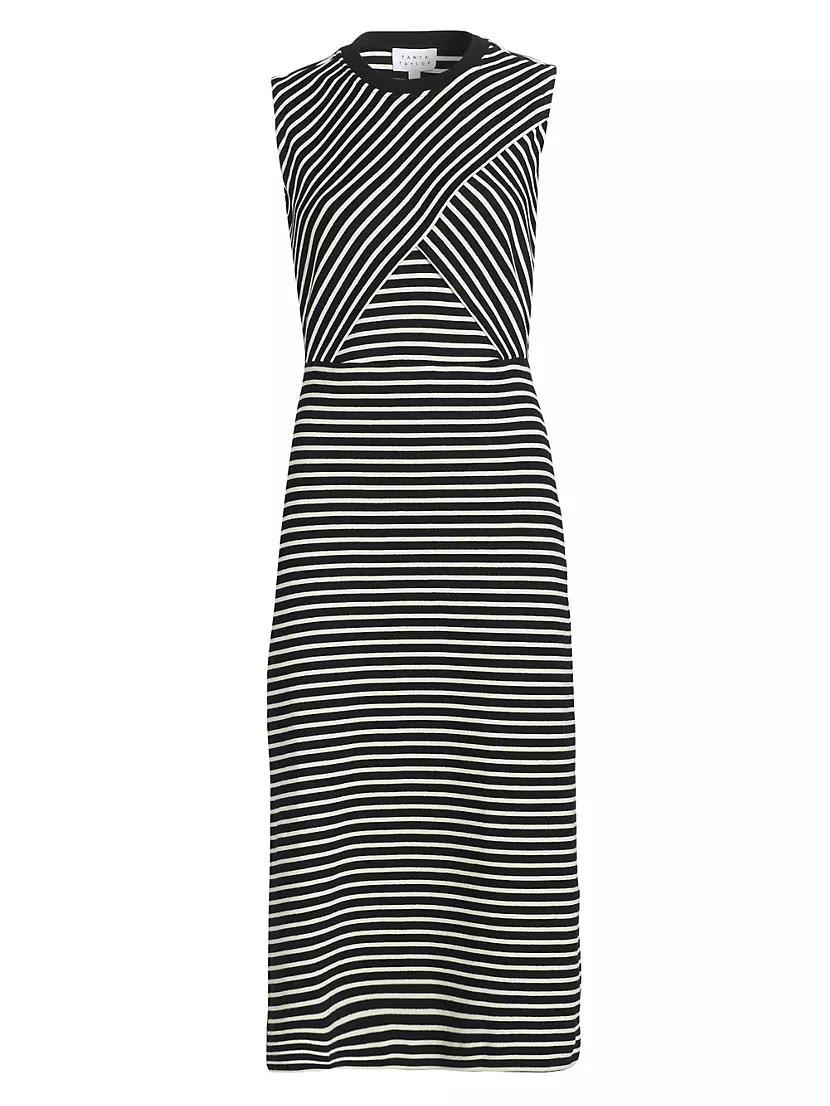 Hayden Striped Cotton-Blend Dress Product Image