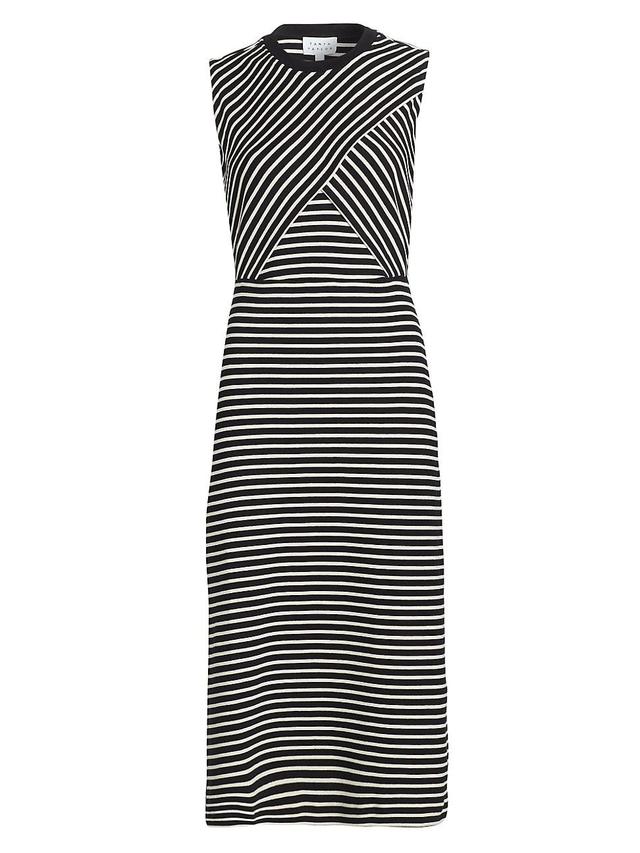 Womens Hayden Striped Cotton-Blend Dress Product Image