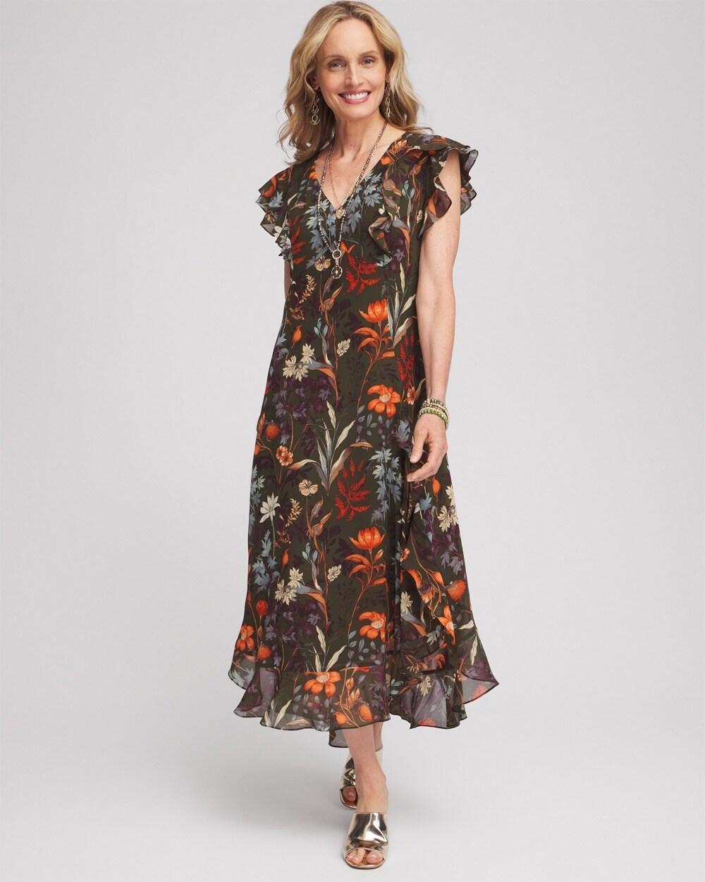 Ruffled Maxi Dress Product Image