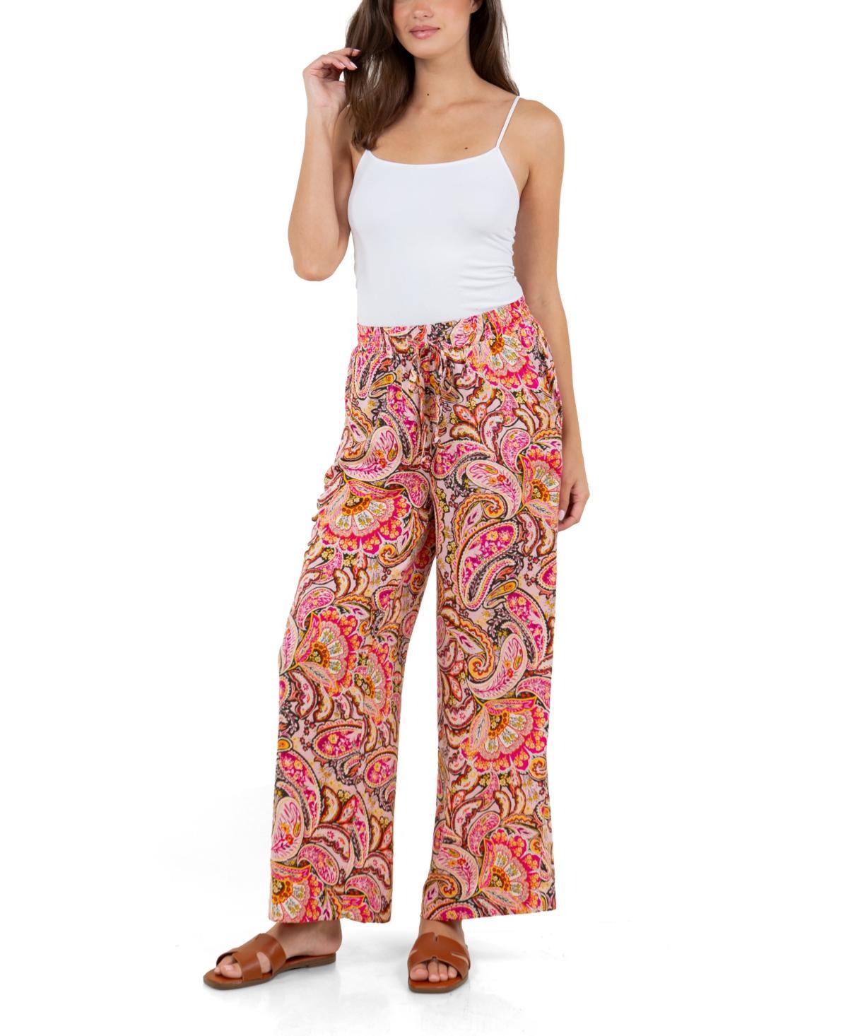 Fever Womens Print Drawstring Pant Product Image