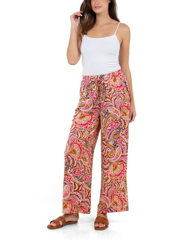 Fever Womens Print Drawstring Pant Product Image