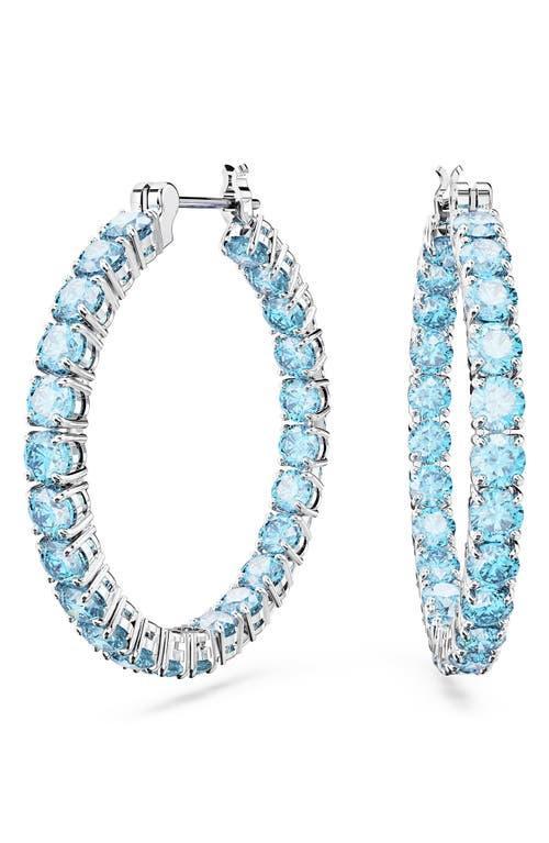 Swarovski Matrix Tennis Hoop Earrings Product Image