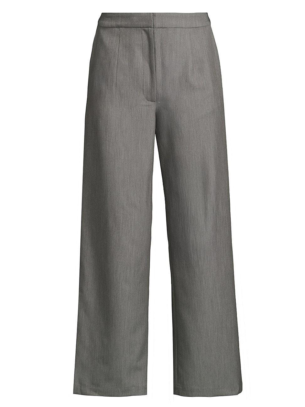 Womens Stretch Wide-Leg Pants Product Image