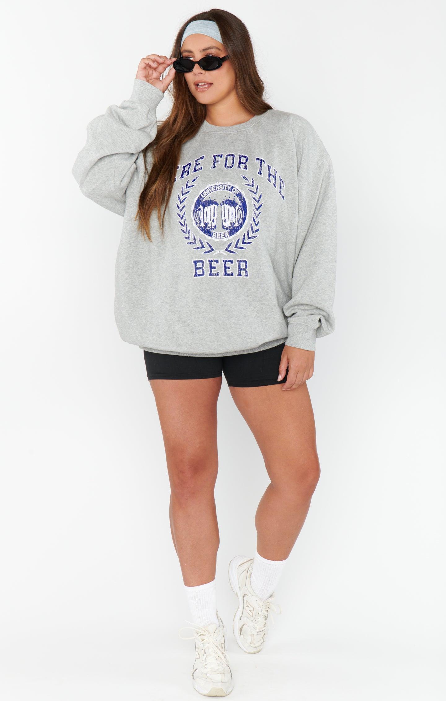 Stanley Sweatshirt ~ Here For Beer Graphic Product Image