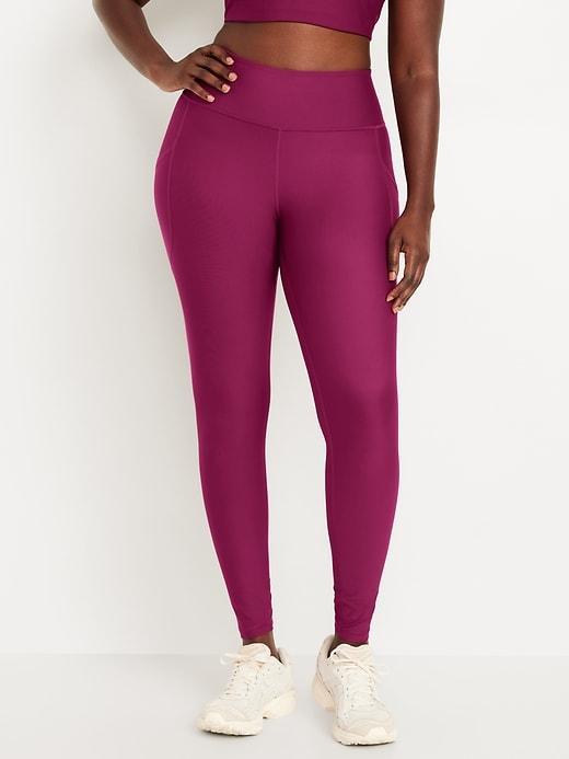 High-Waisted PowerSoft Full-Length Pocket Leggings Product Image