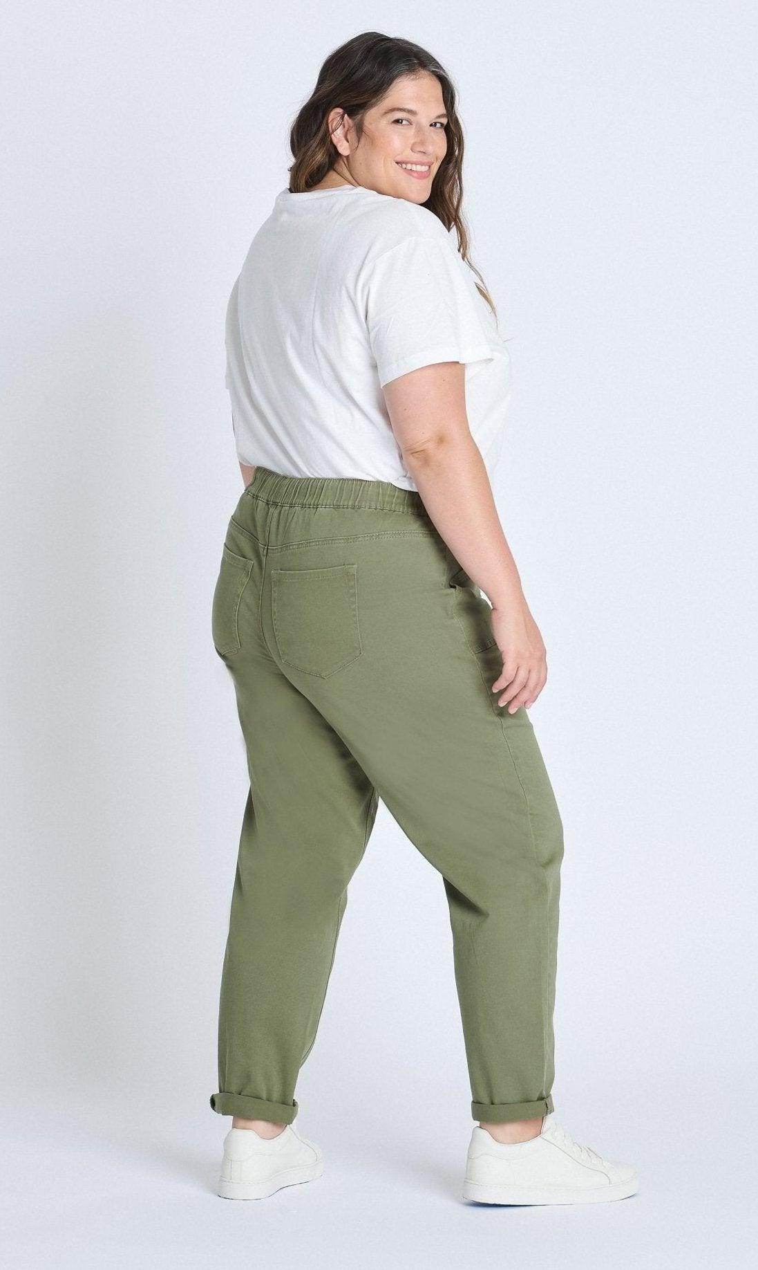 Westport Olive Weekender Twill Jogger - Plus Product Image