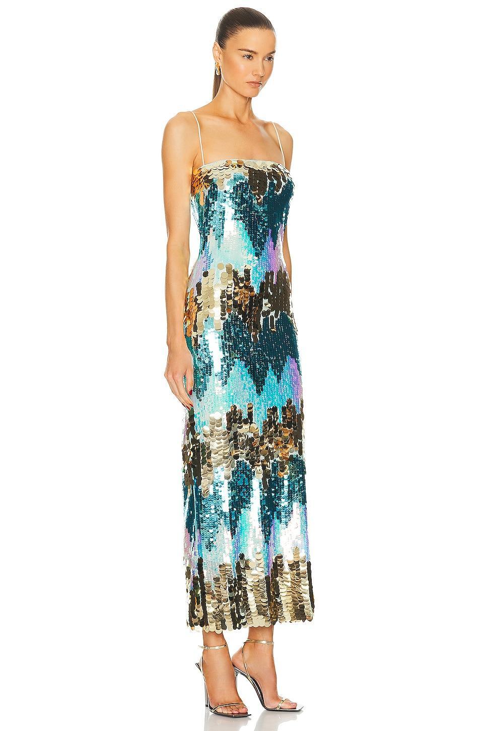 The New Arrivals by Ilkyaz Ozel Phoenix Dress Blue. (also in ). Product Image